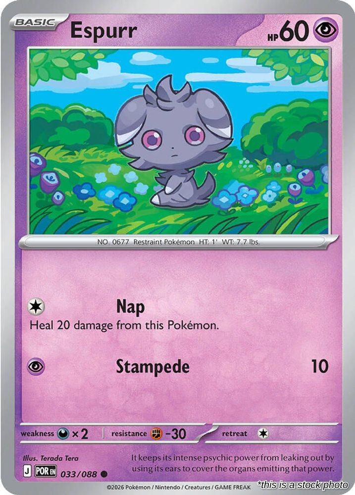 Espurr - 033/088 - [POR - ME03: Perfect Order]
