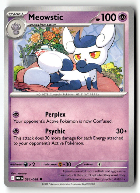 Meowstic - 034/088 - [POR - ME03: Perfect Order]