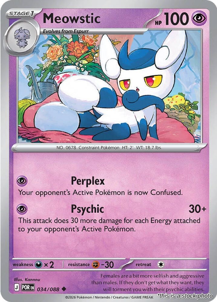 Meowstic - 034/088 - [POR - ME03: Perfect Order]