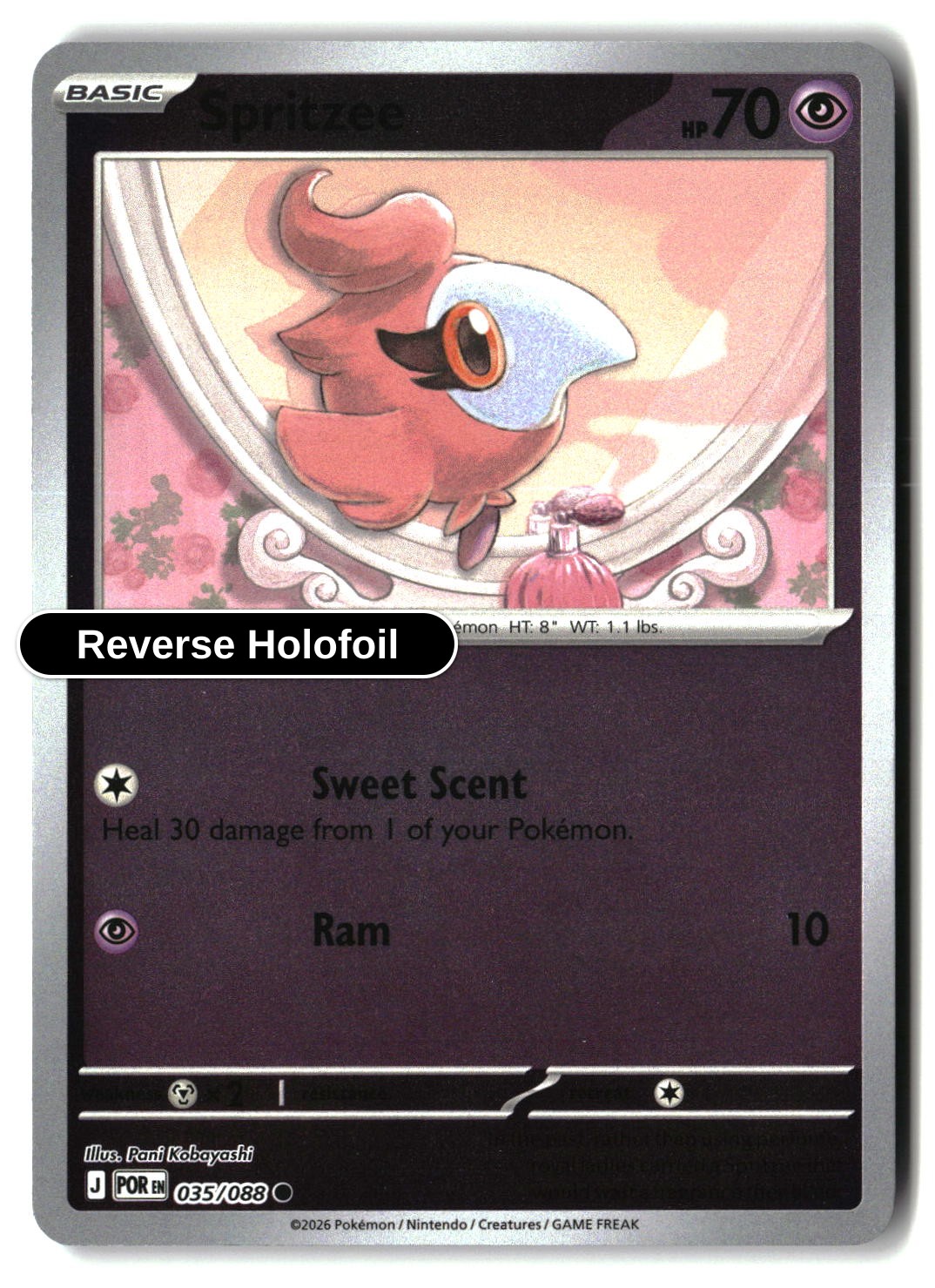 Spritzee - 035/088 - [POR - ME03: Perfect Order] - Reverse Holofoil