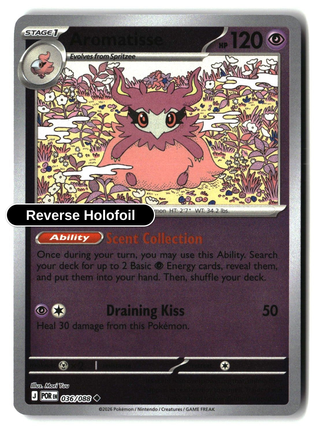 Aromatisse - 036/088 - [POR - ME03: Perfect Order] - Reverse Holofoil