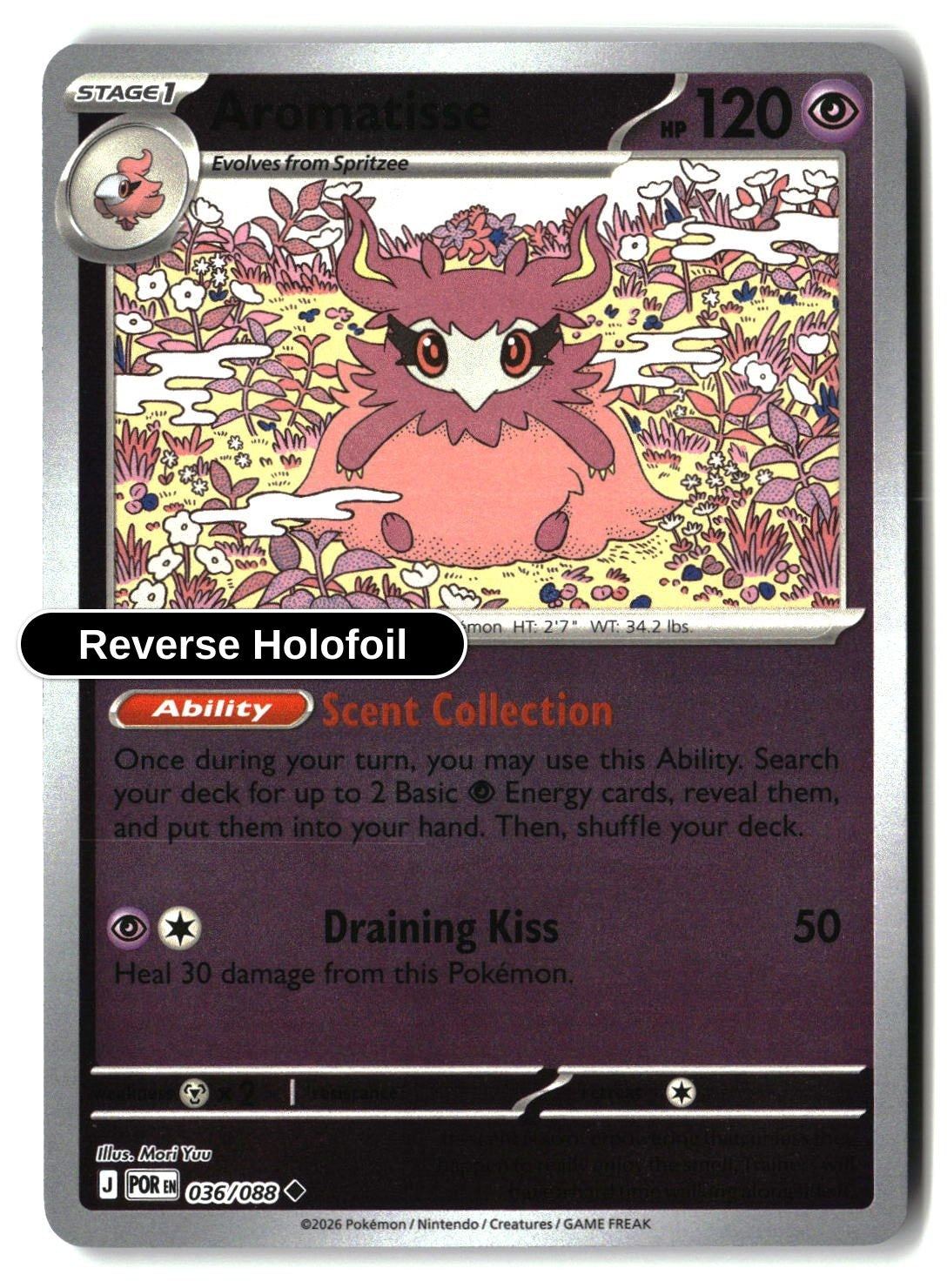 Aromatisse - 036/088 - [POR - ME03: Perfect Order] - Reverse Holofoil