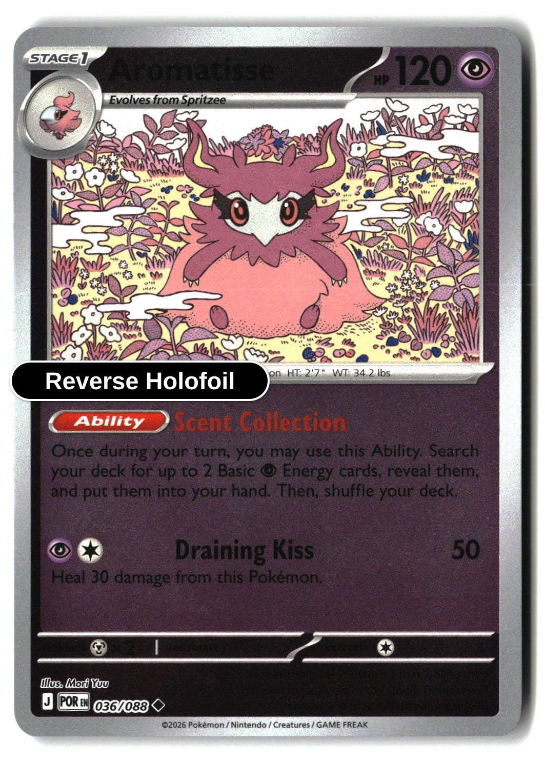 Aromatisse - 036/088 - [POR - ME03: Perfect Order] - Reverse Holofoil