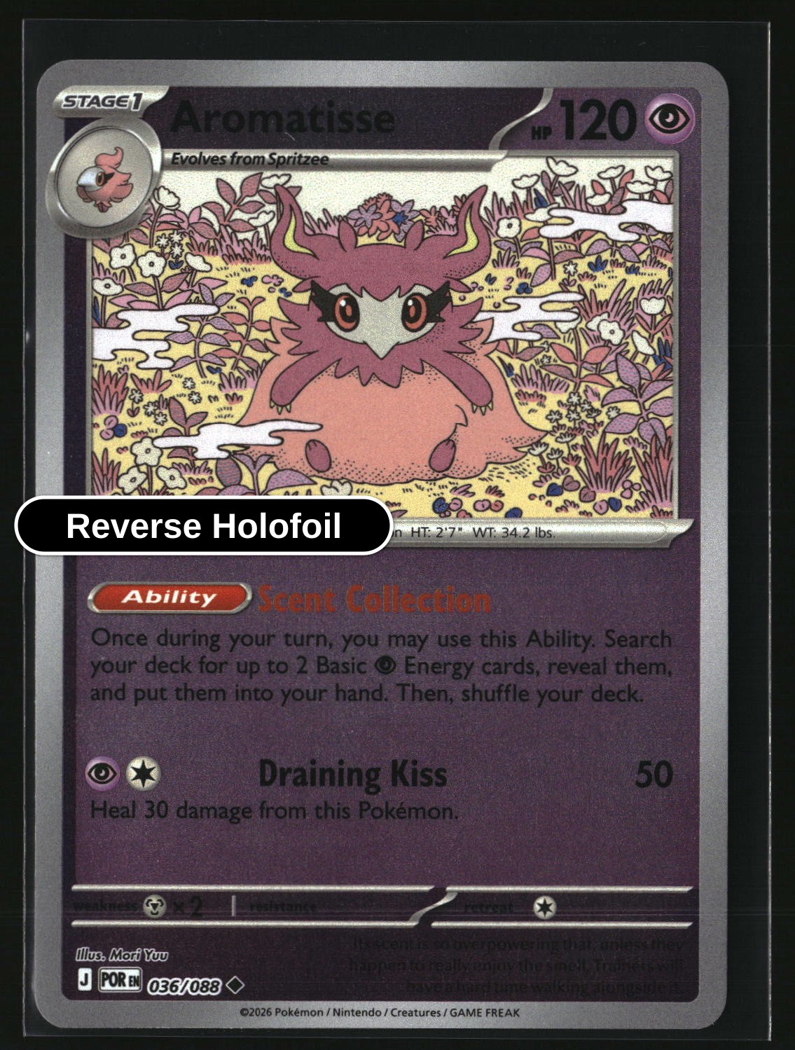 Aromatisse - 036/088 - [POR - ME03: Perfect Order] - Reverse Holofoil