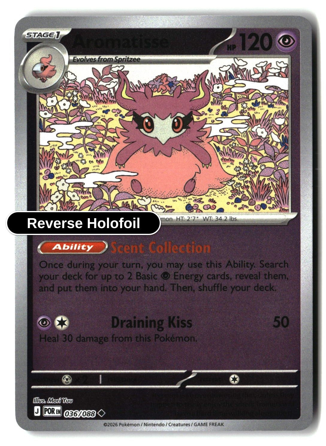 Aromatisse - 036/088 - [POR - ME03: Perfect Order] - Reverse Holofoil