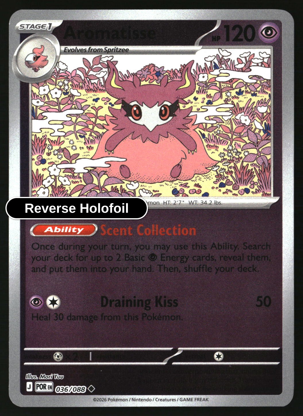 Aromatisse - 036/088 - [POR - ME03: Perfect Order] - Reverse Holofoil