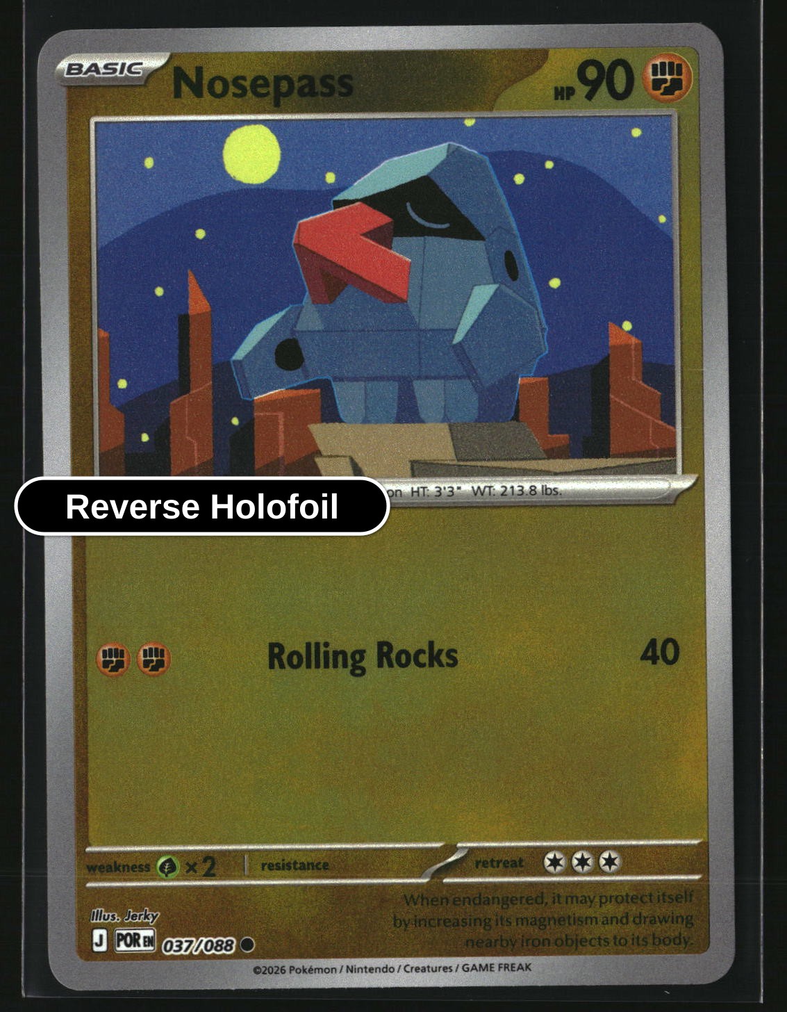 Nosepass - 037/088 - [POR - ME03: Perfect Order] - Reverse Holofoil