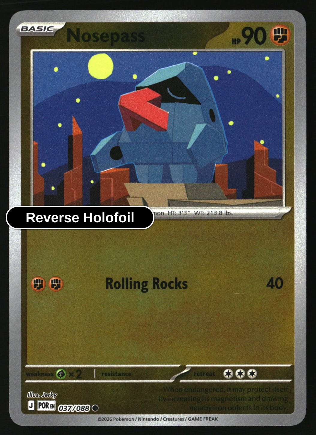 Nosepass - 037/088 - [POR - ME03: Perfect Order] - Reverse Holofoil