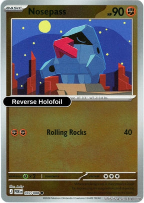 Nosepass - 037/088 - [POR - ME03: Perfect Order] - Reverse Holofoil