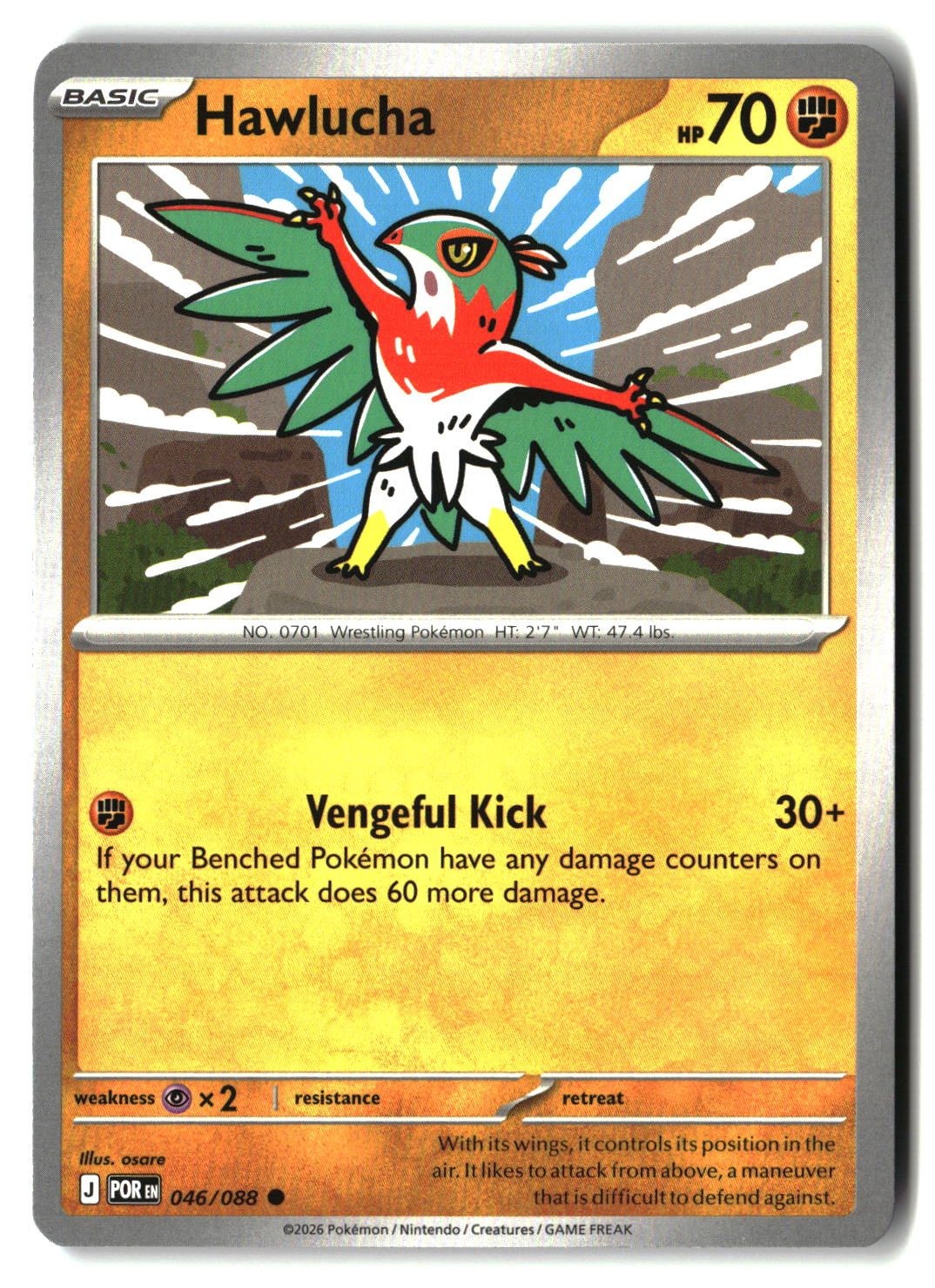 Hawlucha - 046/088 - [POR - ME03: Perfect Order]