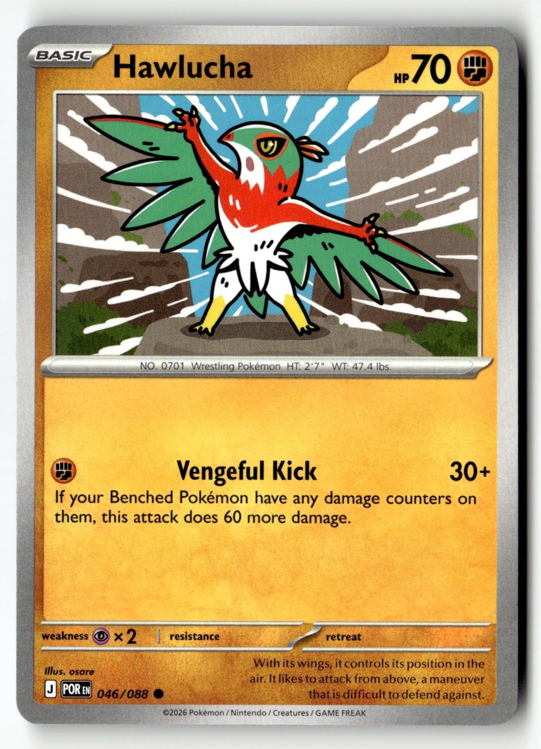 Hawlucha - 046/088 - [POR - ME03: Perfect Order]