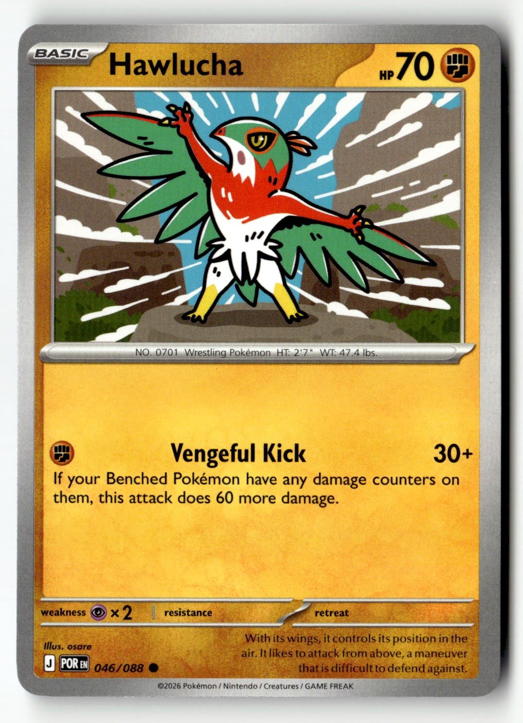 Hawlucha - 046/088 - [POR - ME03: Perfect Order]