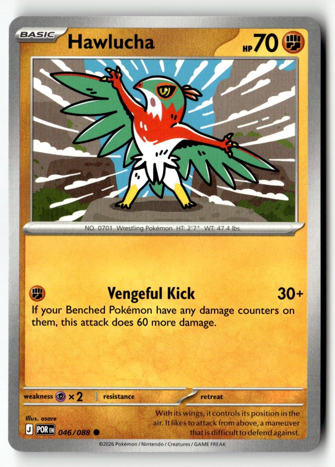 Hawlucha - 046/088 - [POR - ME03: Perfect Order]