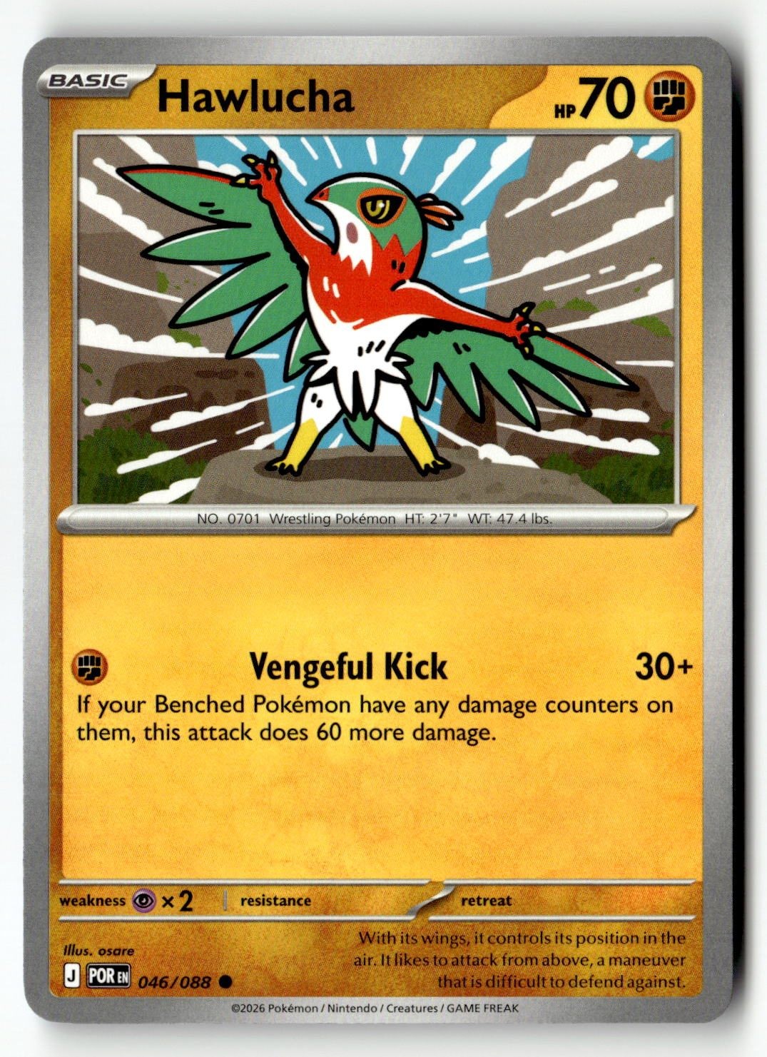 Hawlucha - 046/088 - [POR - ME03: Perfect Order]