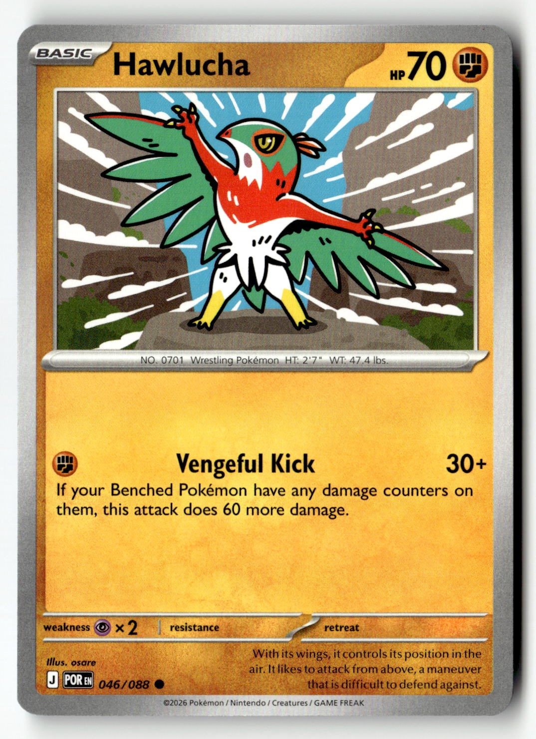 Hawlucha - 046/088 - [POR - ME03: Perfect Order]