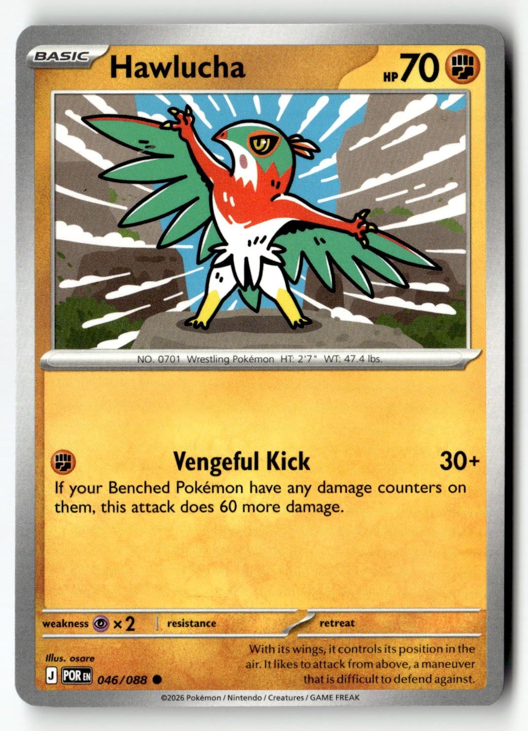 Hawlucha - 046/088 - [POR - ME03: Perfect Order]