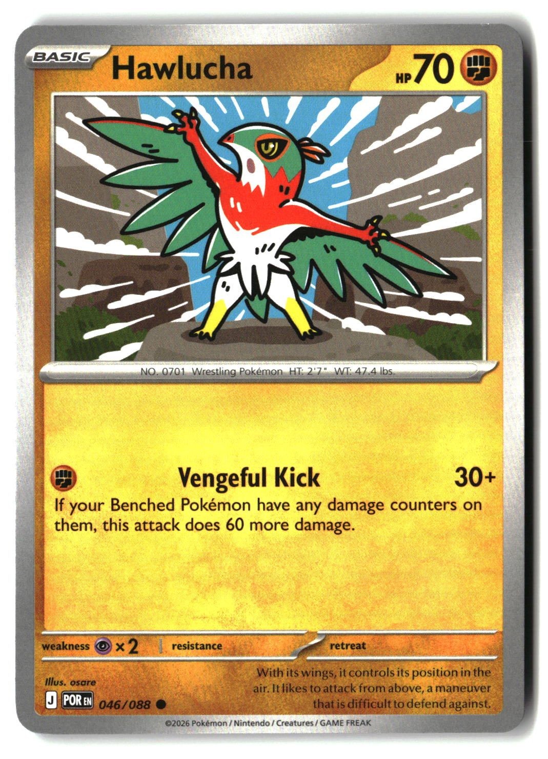 Hawlucha - 046/088 - [POR - ME03: Perfect Order]