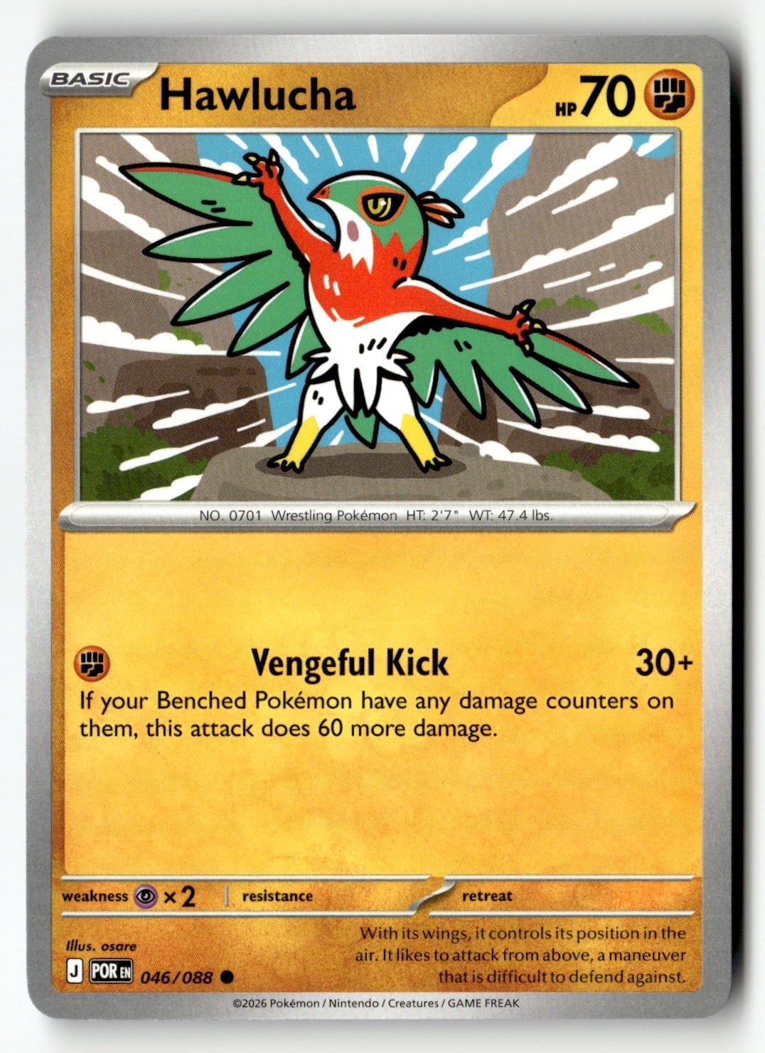 Hawlucha - 046/088 - [POR - ME03: Perfect Order]