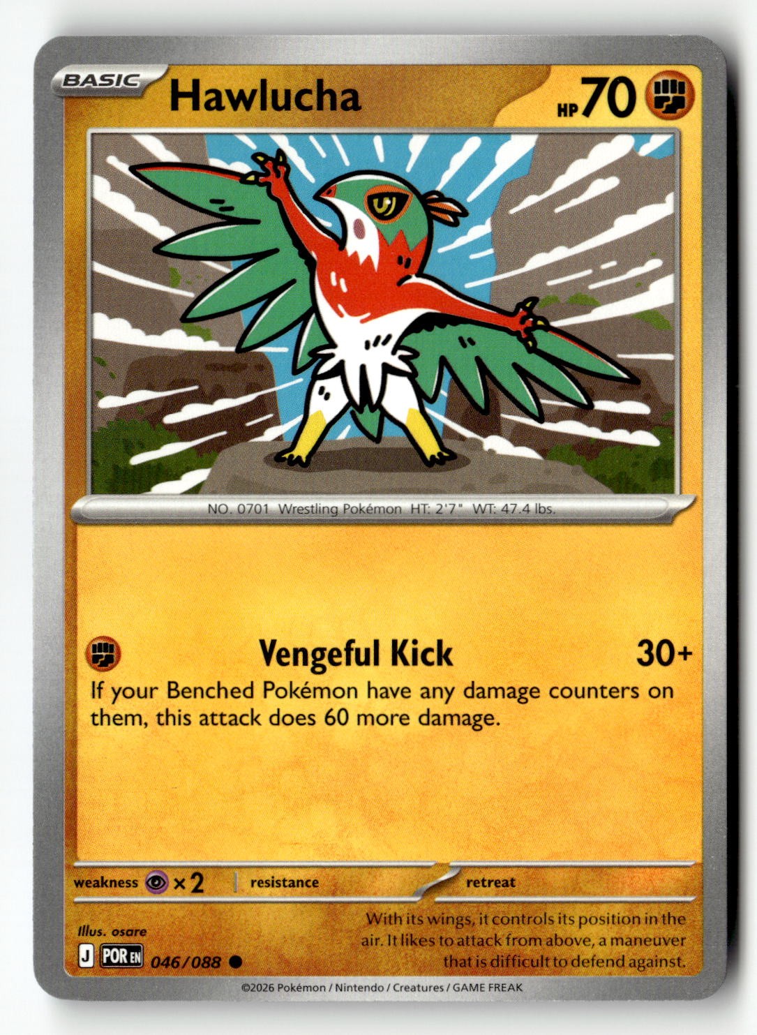 Hawlucha - 046/088 - [POR - ME03: Perfect Order]