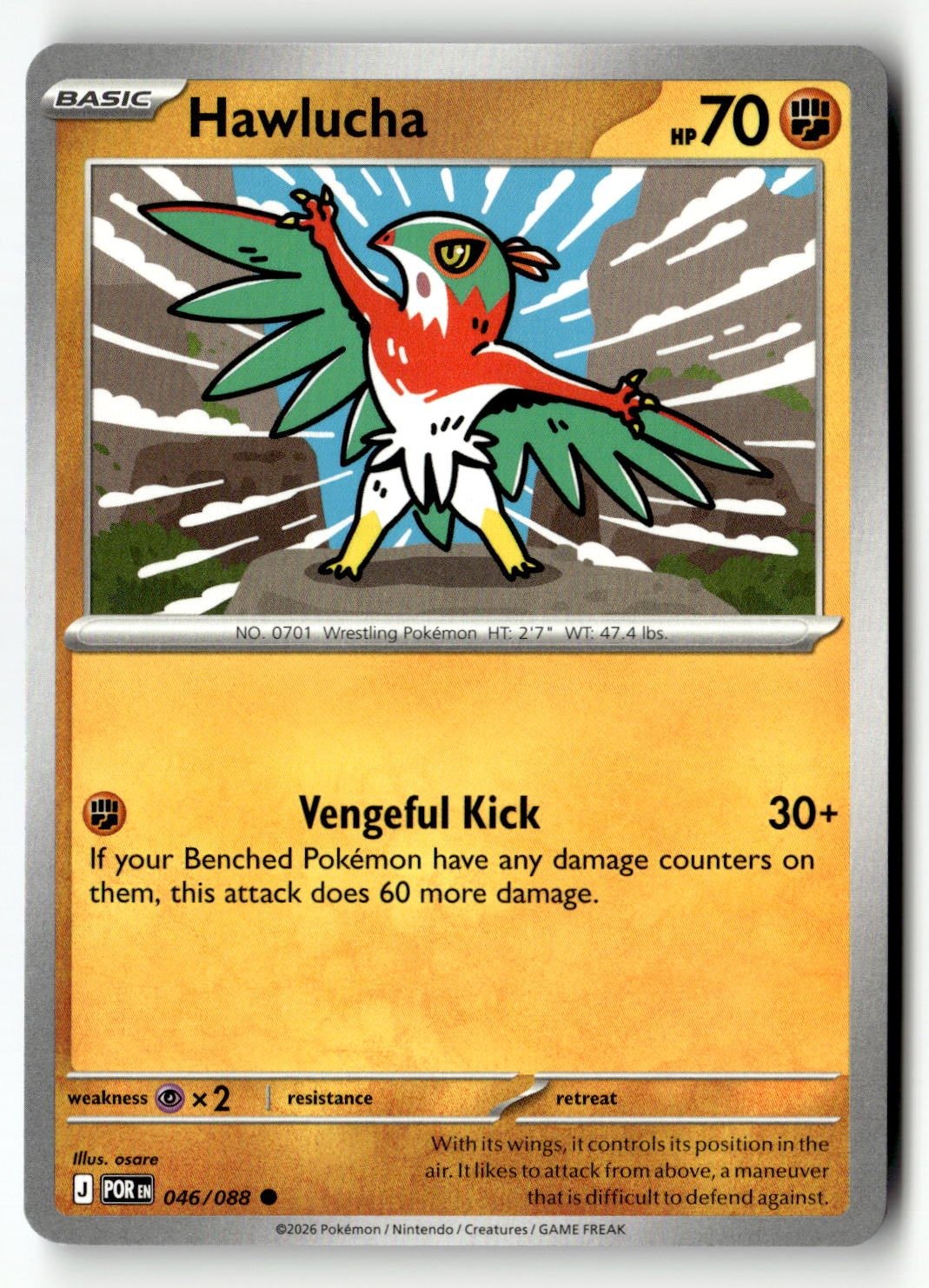 Hawlucha - 046/088 - [POR - ME03: Perfect Order]