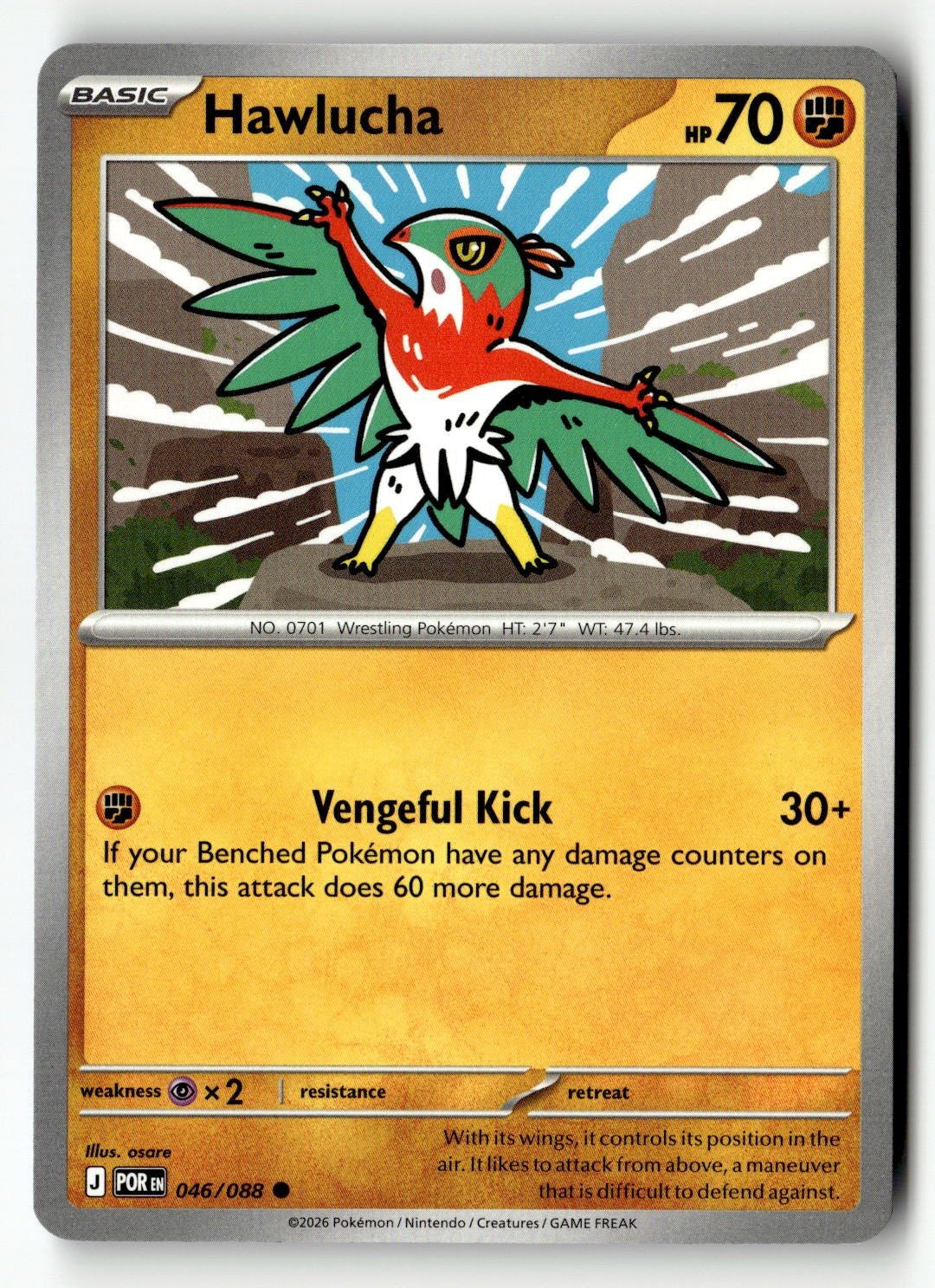Hawlucha - 046/088 - [POR - ME03: Perfect Order]
