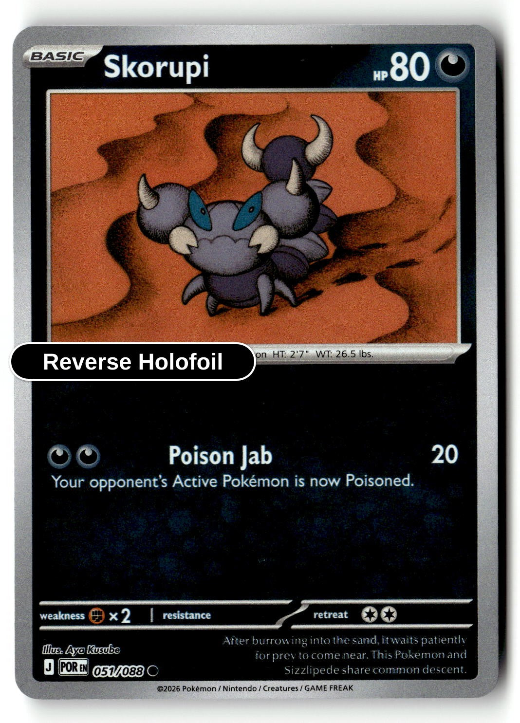 Skorupi - 051/088 - [POR - ME03: Perfect Order] - Reverse Holofoil