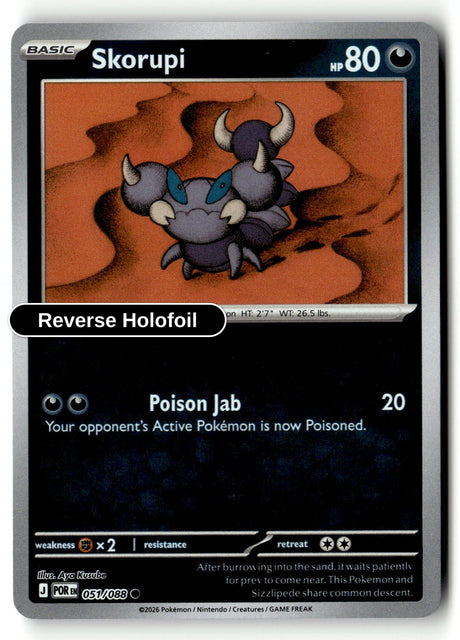 Skorupi - 051/088 - [POR - ME03: Perfect Order] - Reverse Holofoil