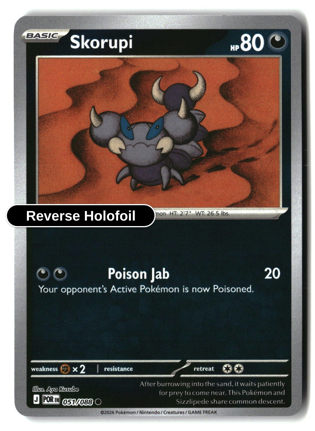 Skorupi - 051/088 - [POR - ME03: Perfect Order] - Reverse Holofoil