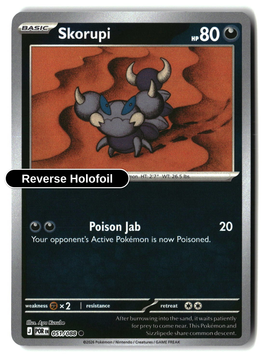 Skorupi - 051/088 - [POR - ME03: Perfect Order] - Reverse Holofoil