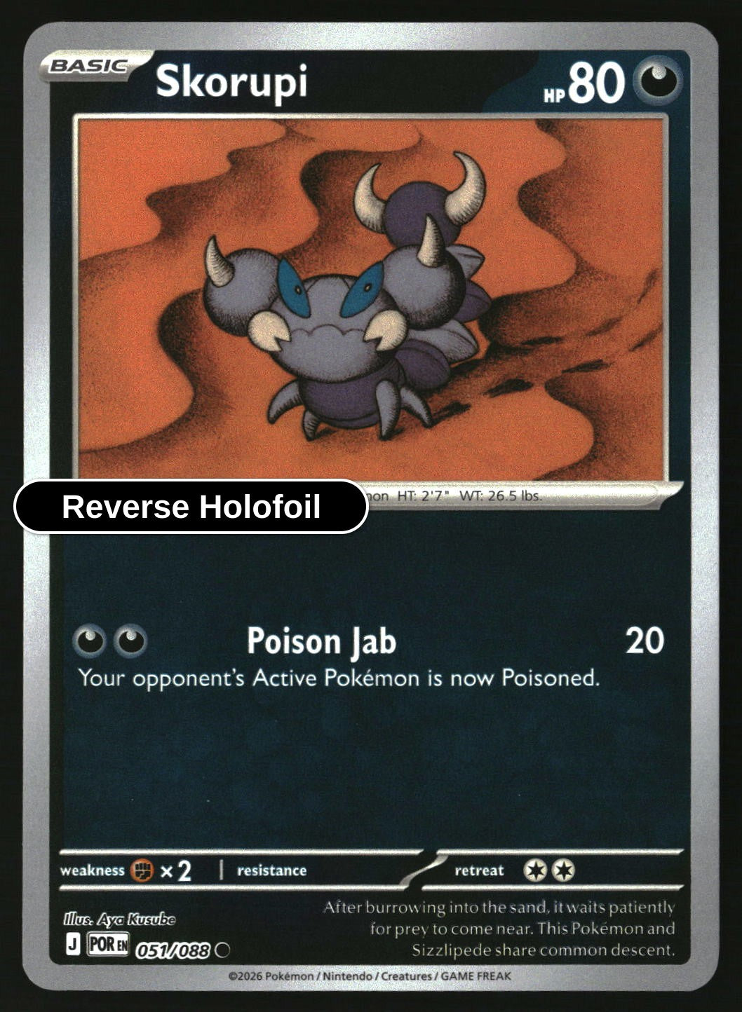 Skorupi - 051/088 - [POR - ME03: Perfect Order] - Reverse Holofoil