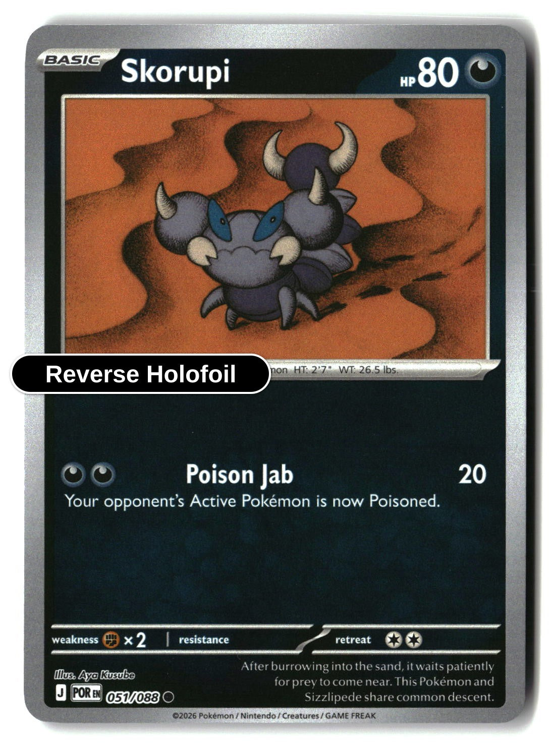 Skorupi - 051/088 - [POR - ME03: Perfect Order] - Reverse Holofoil