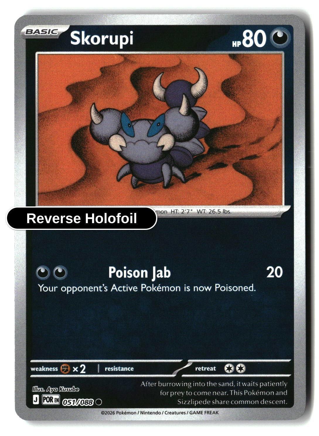 Skorupi - 051/088 - [POR - ME03: Perfect Order] - Reverse Holofoil