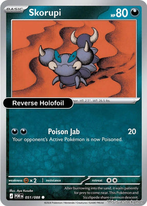 Skorupi - 051/088 - [POR - ME03: Perfect Order] - Reverse Holofoil