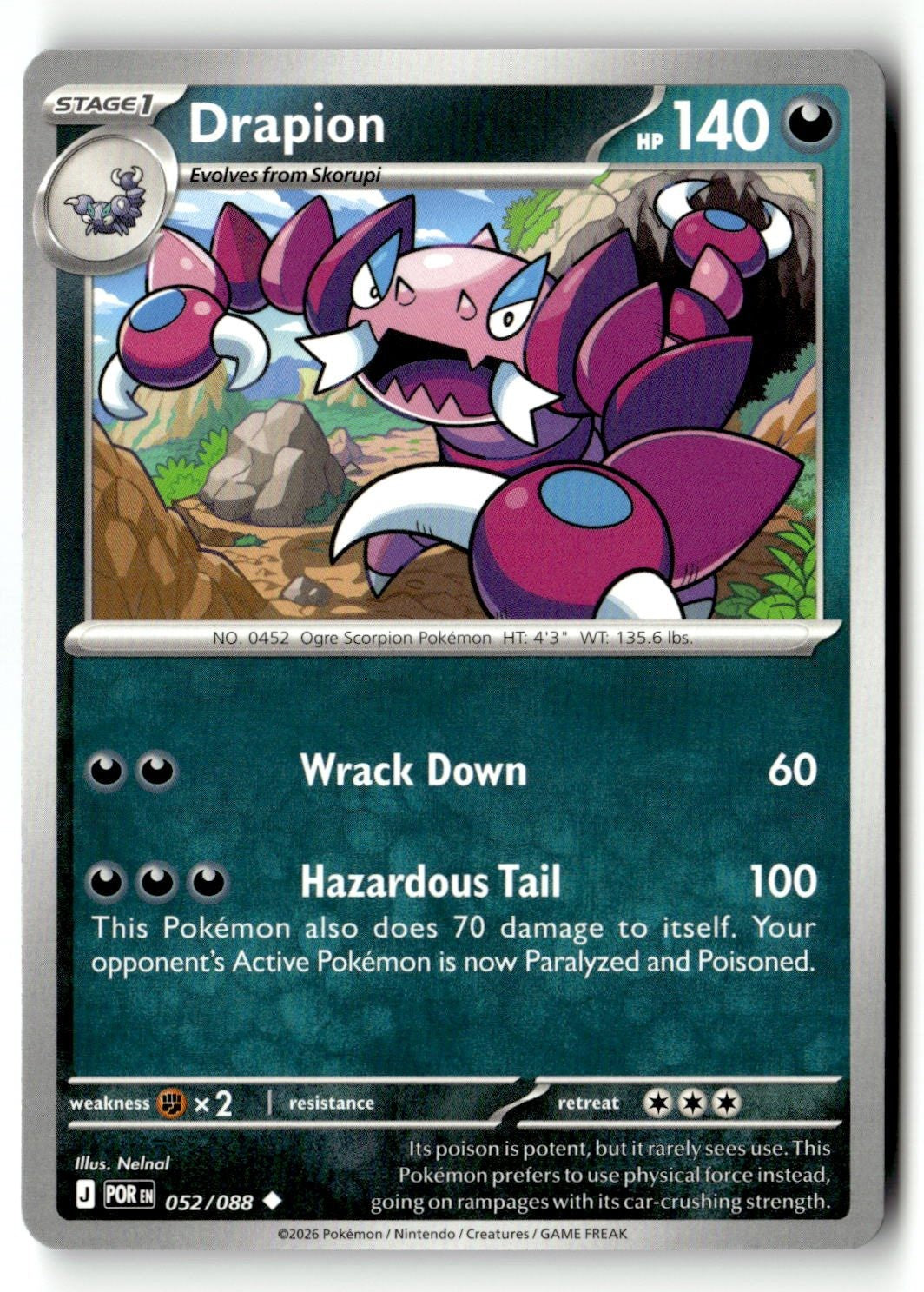 Drapion - 052/088 - [POR - ME03: Perfect Order]
