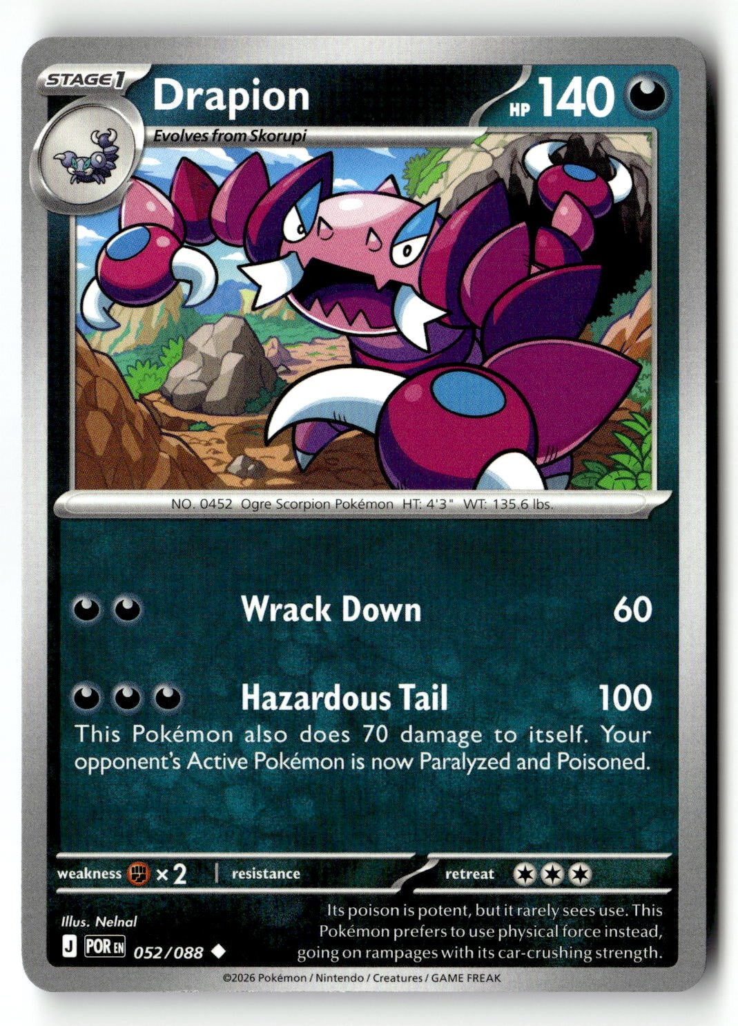 Drapion - 052/088 - [POR - ME03: Perfect Order]