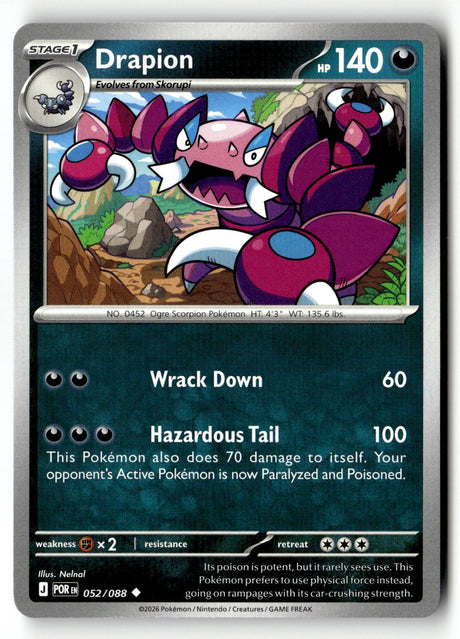 Drapion - 052/088 - [POR - ME03: Perfect Order]