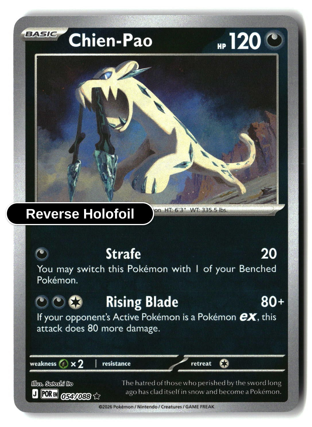 Chien-Pao - 054/088 - [POR - ME03: Perfect Order] - Reverse Holofoil