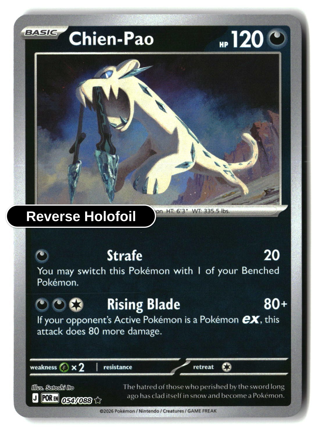 Chien-Pao - 054/088 - [POR - ME03: Perfect Order] - Reverse Holofoil