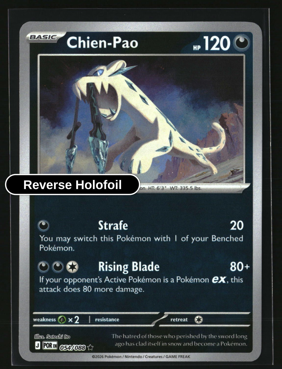 Chien-Pao - 054/088 - [POR - ME03: Perfect Order] - Reverse Holofoil