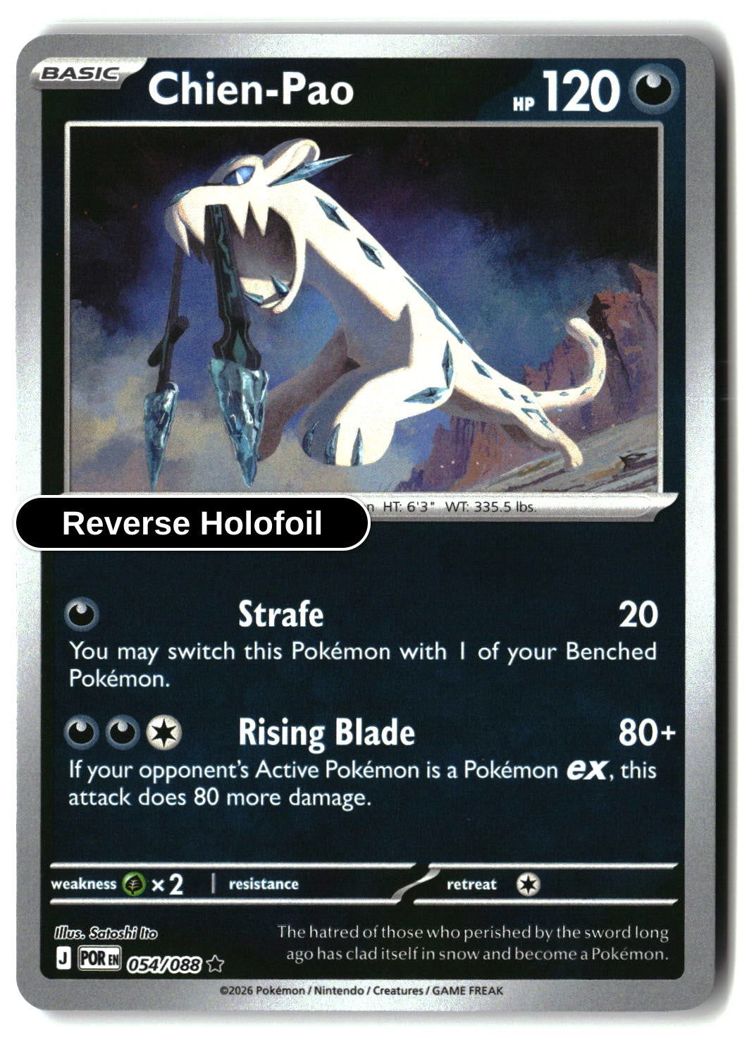 Chien-Pao - 054/088 - [POR - ME03: Perfect Order] - Reverse Holofoil