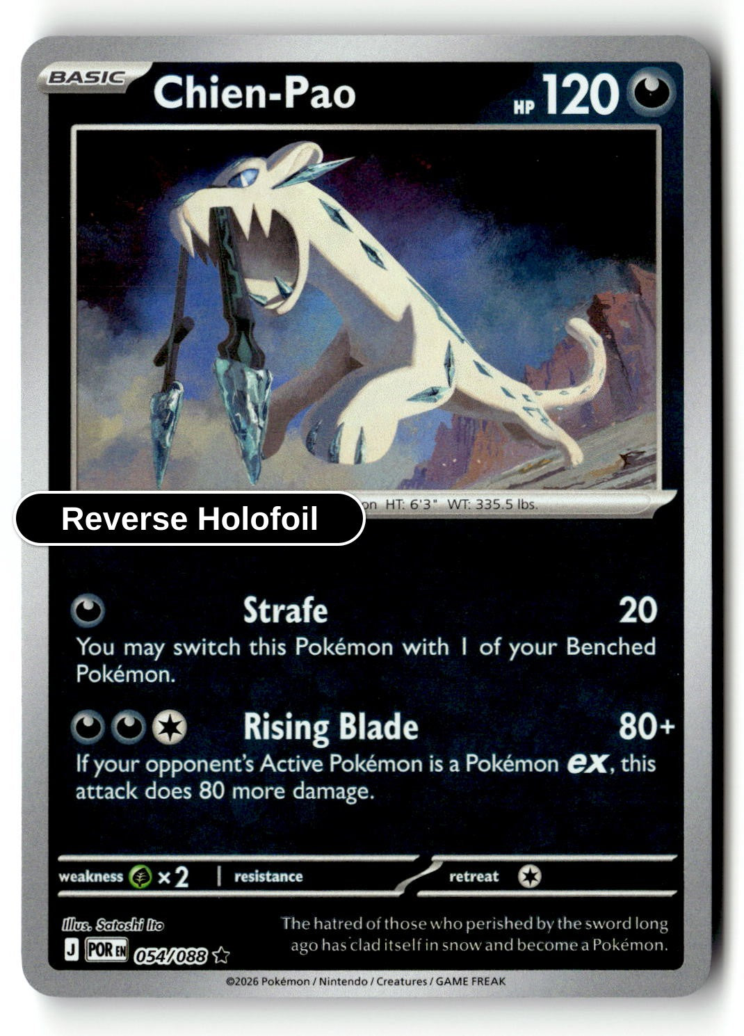 Chien-Pao - 054/088 - [POR - ME03: Perfect Order] - Reverse Holofoil
