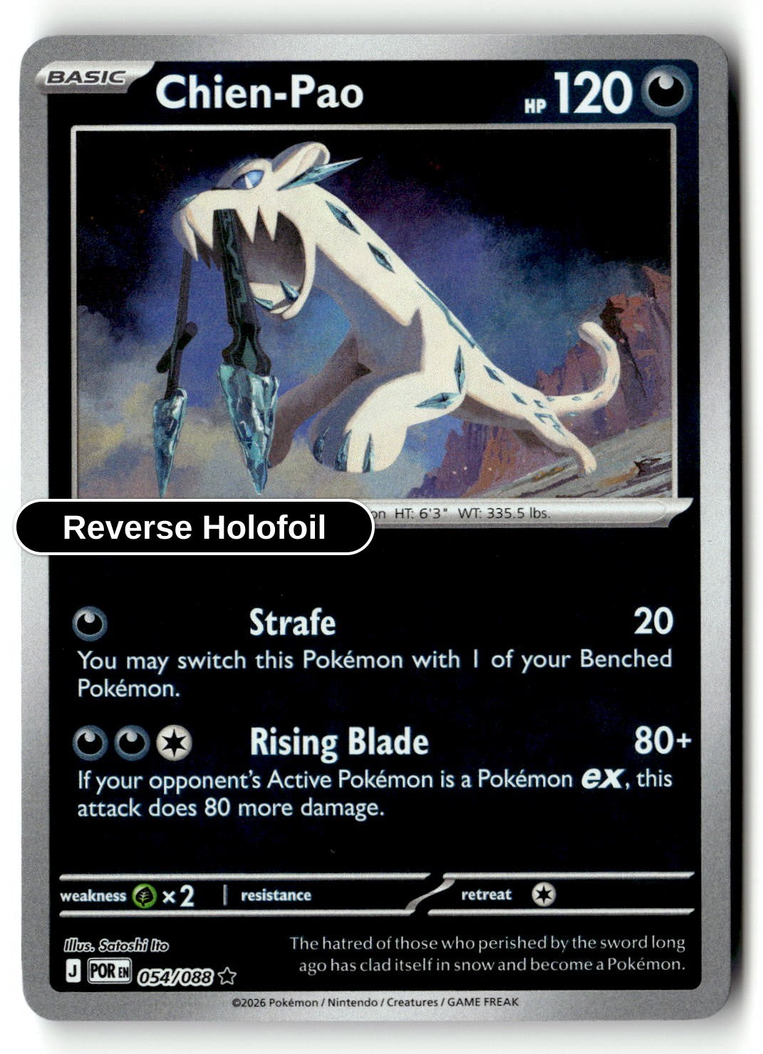 Chien-Pao - 054/088 - [POR - ME03: Perfect Order] - Reverse Holofoil