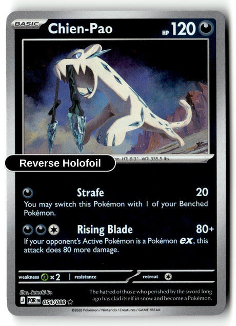 Chien-Pao - 054/088 - [POR - ME03: Perfect Order] - Reverse Holofoil