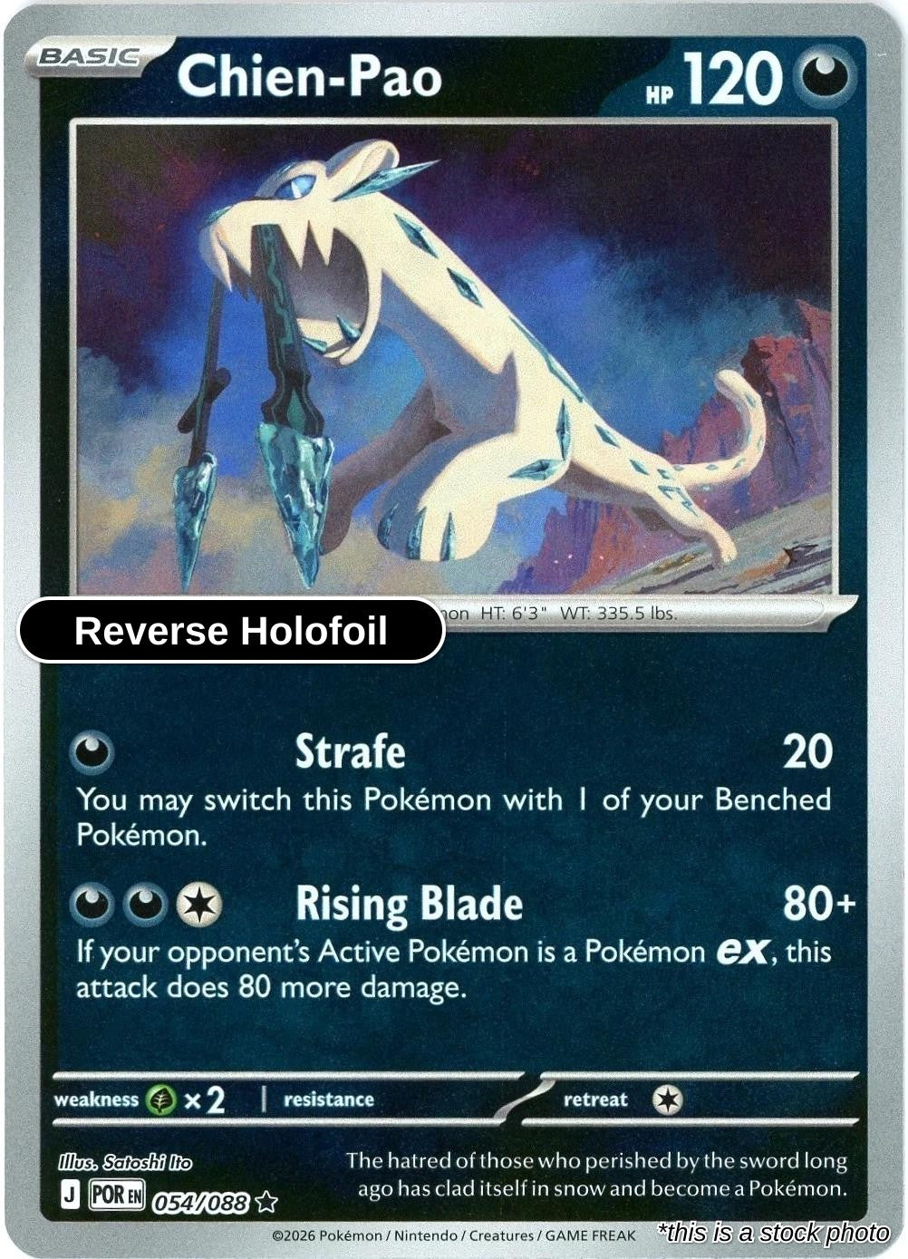 Chien-Pao - 054/088 - [POR - ME03: Perfect Order] - Reverse Holofoil