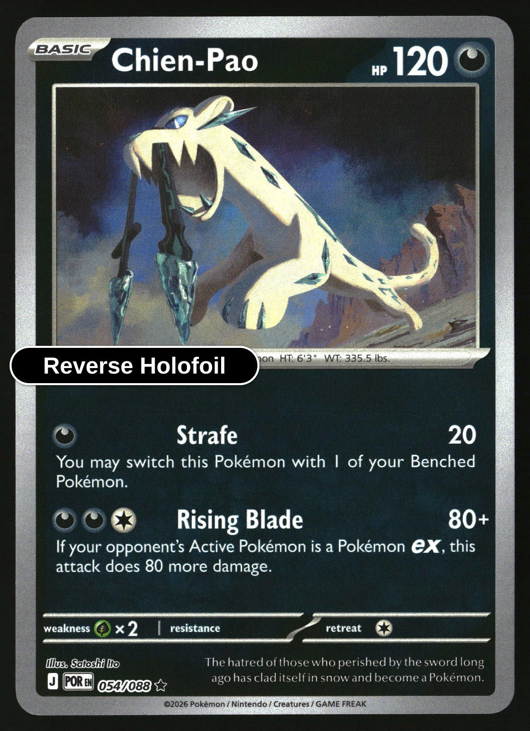Chien-Pao - 054/088 - [POR - ME03: Perfect Order] - Reverse Holofoil