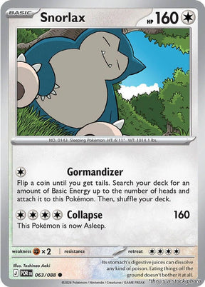 Snorlax - 063/088 - [POR - ME03: Perfect Order]