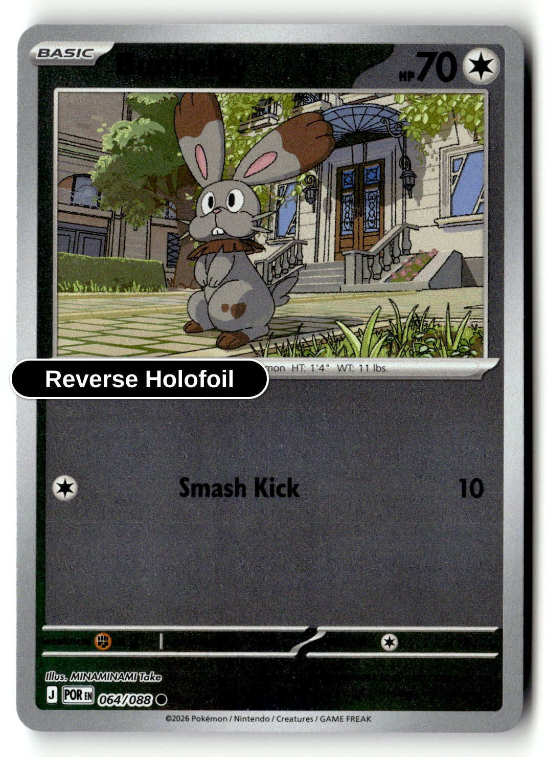 Bunnelby - 064/088 - [POR - ME03: Perfect Order] - Reverse Holofoil