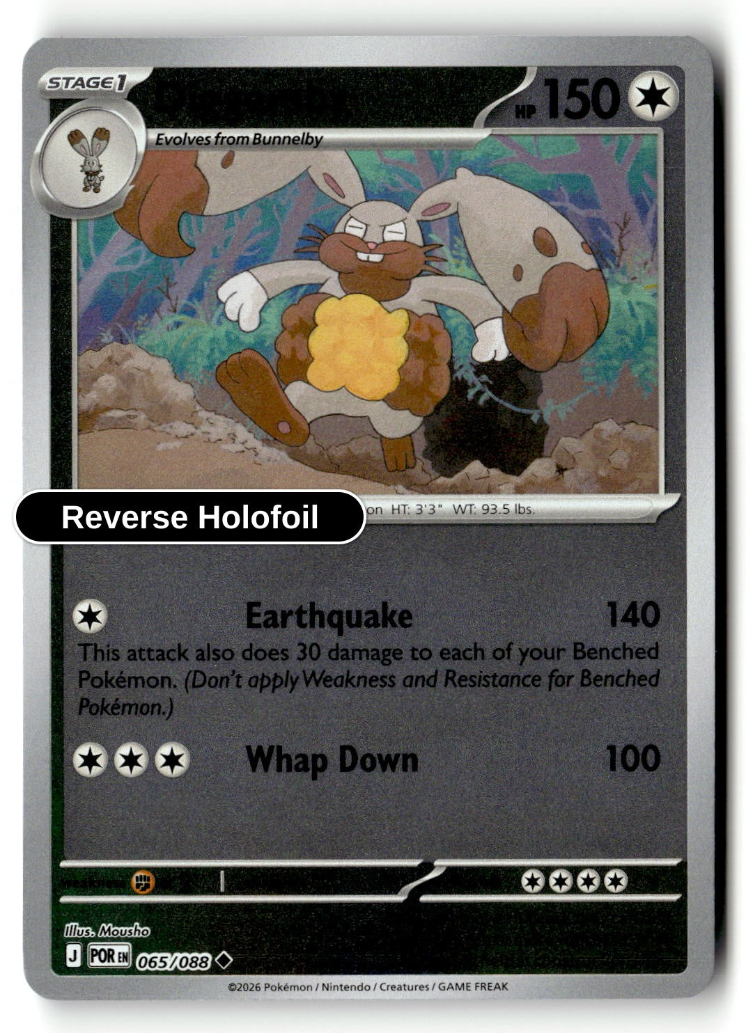 Diggersby - 065/088 - [POR - ME03: Perfect Order] - Reverse Holofoil
