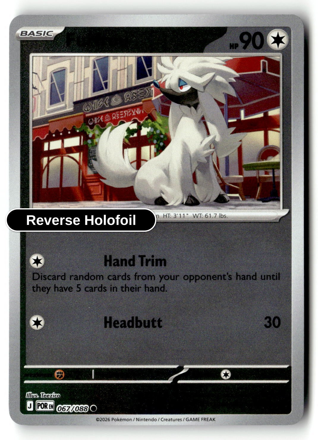 Furfrou - 067/088 - [POR - ME03: Perfect Order] - Reverse Holofoil