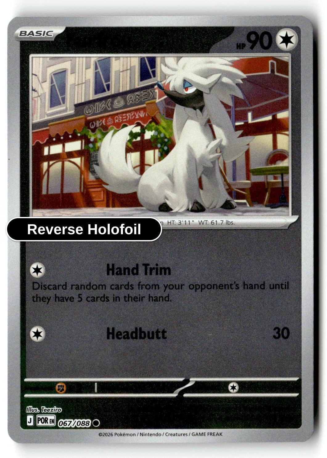 Furfrou - 067/088 - [POR - ME03: Perfect Order] - Reverse Holofoil